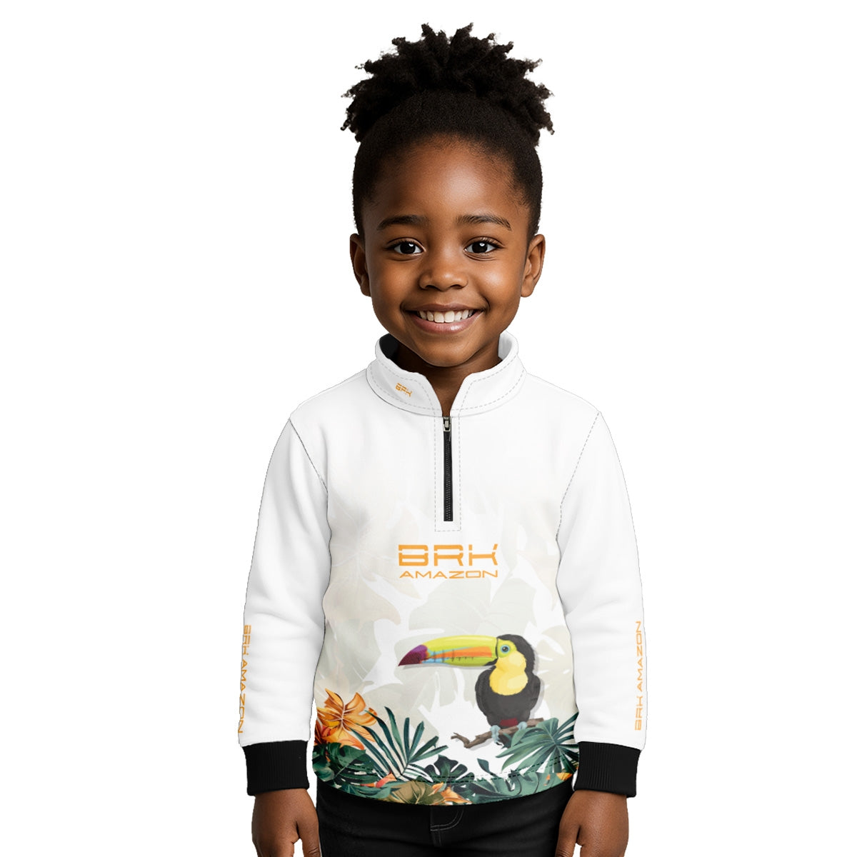 Camisa de Pesca Infantil Brk Amazon Tucano com Proteção UV50 - Brk Fishing