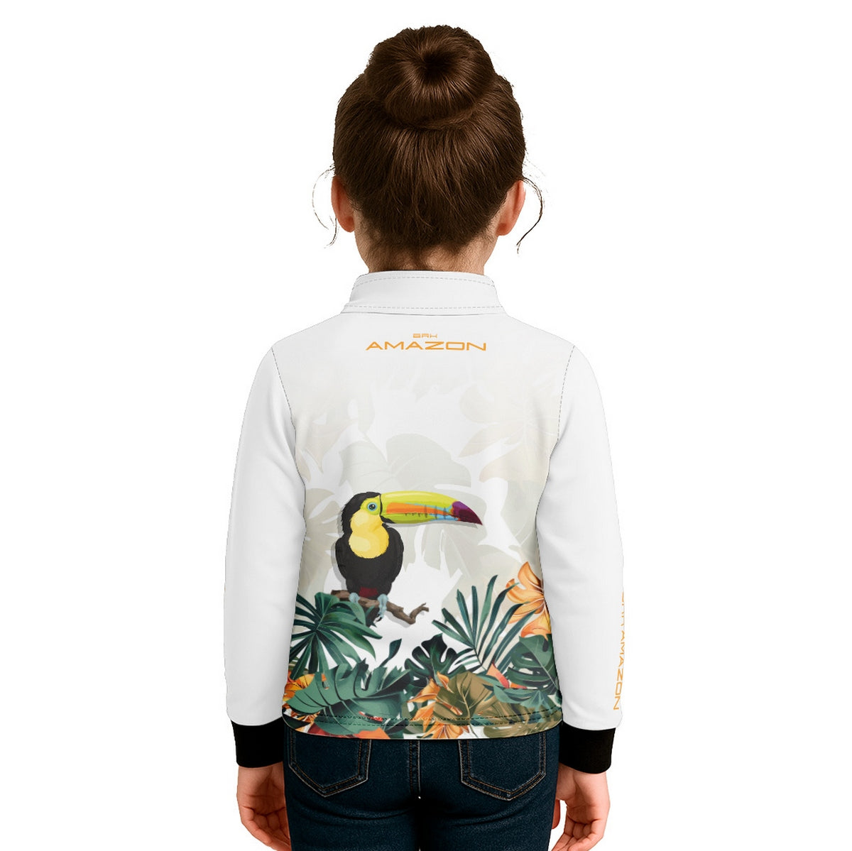 Camisa de Pesca Infantil Brk Amazon Tucano com Proteção UV50 - Brk Fishing