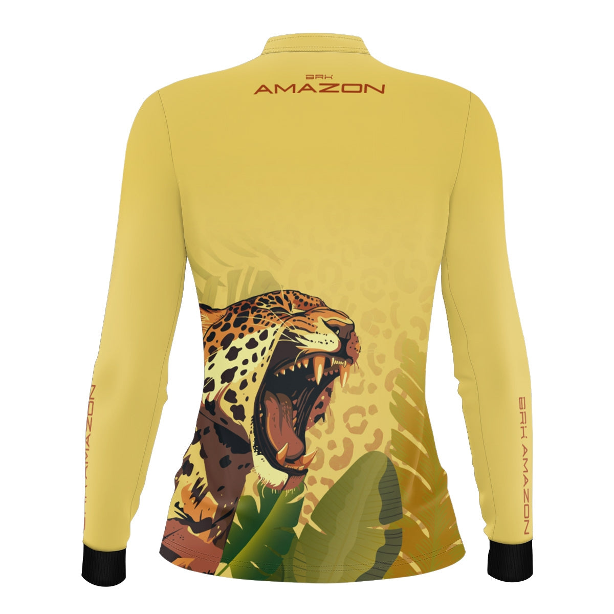 Camisa de Pesca Feminina Brk Amazon Onça com Proteção UV50 Brk Fishing