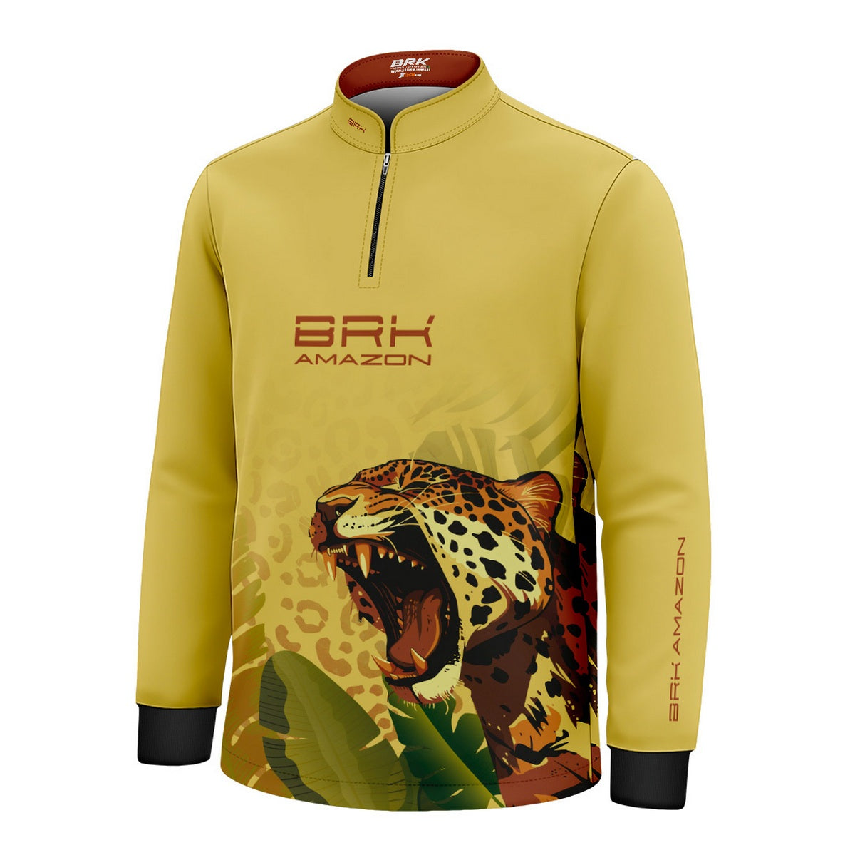 Camisa de Pesca Infantil Brk Amazon Onça com Proteção UV50 - Brk Fishing