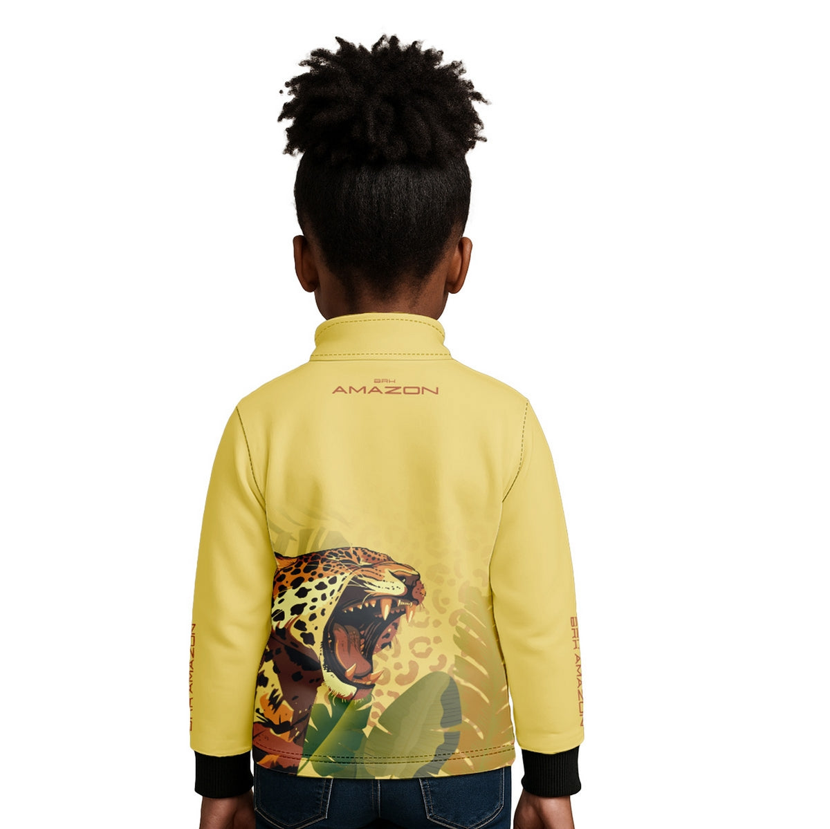 Camisa de Pesca Infantil Brk Amazon Onça com Proteção UV50 - Brk Fishing