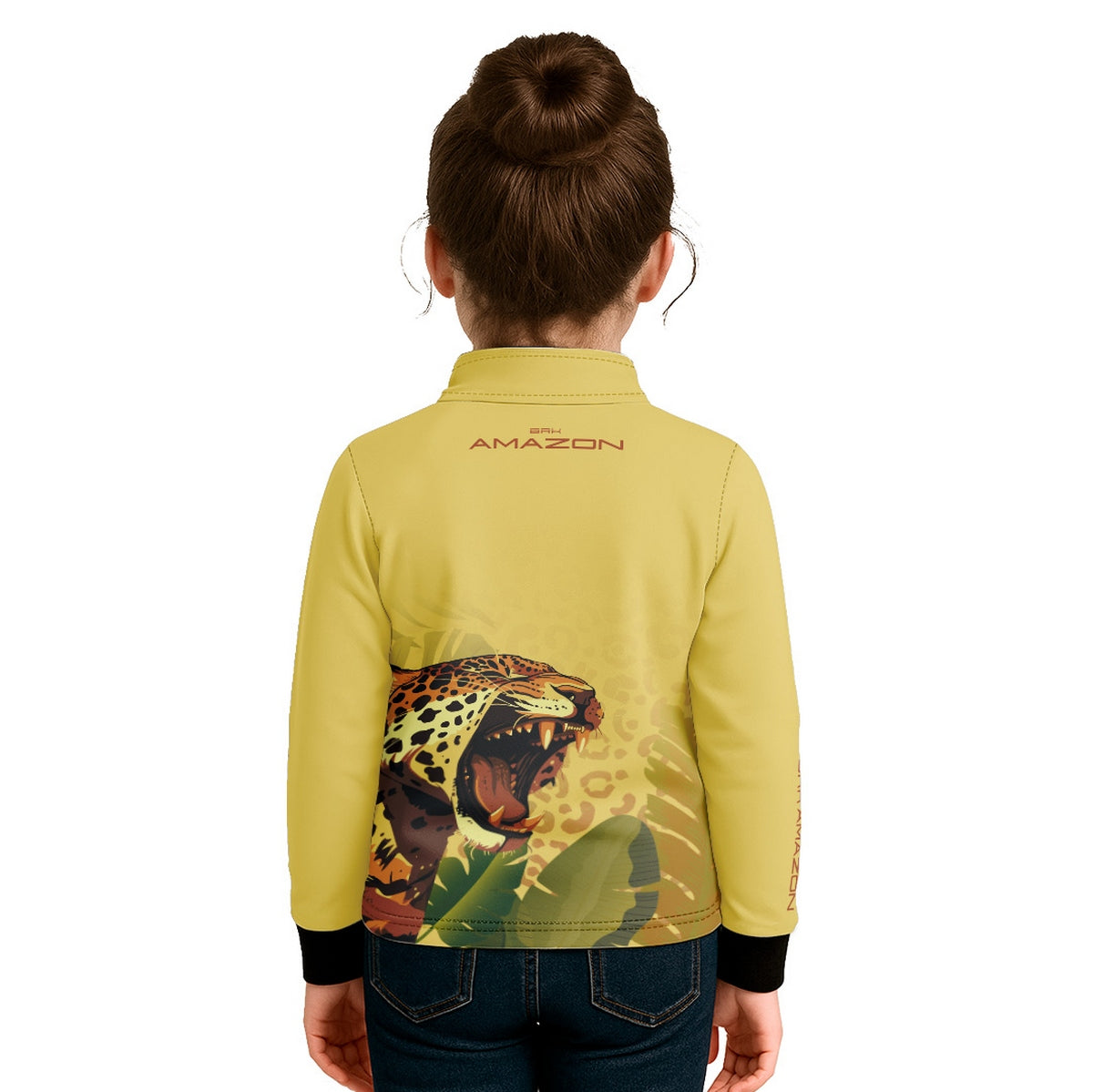 Camisa de Pesca Infantil Brk Amazon Onça com Proteção UV50 - Brk Fishing