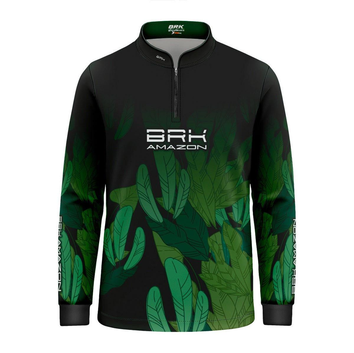 Camisa de Pesca Infantil Brk Amazon Floresta com Proteção UV50 - Brk Fishing