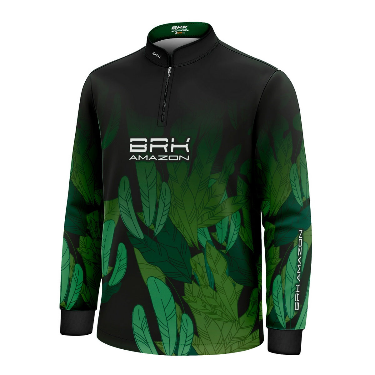 Camisa de Pesca Infantil Brk Amazon Floresta com Proteção UV50 - Brk Fishing