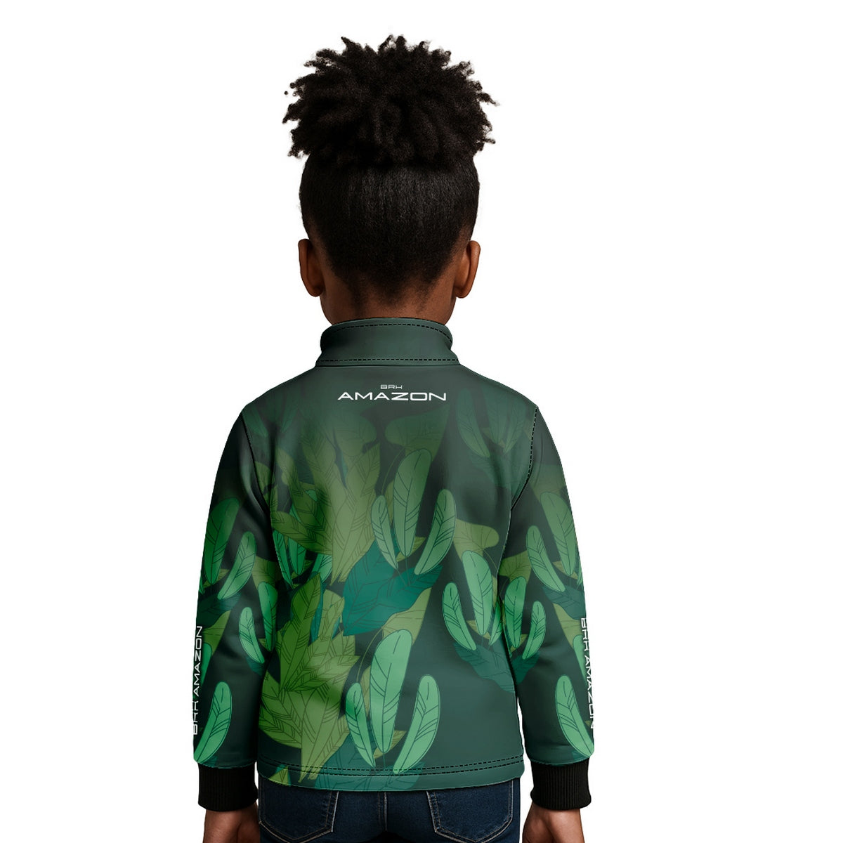 Camisa de Pesca Infantil Brk Amazon Floresta com Proteção UV50 - Brk Fishing