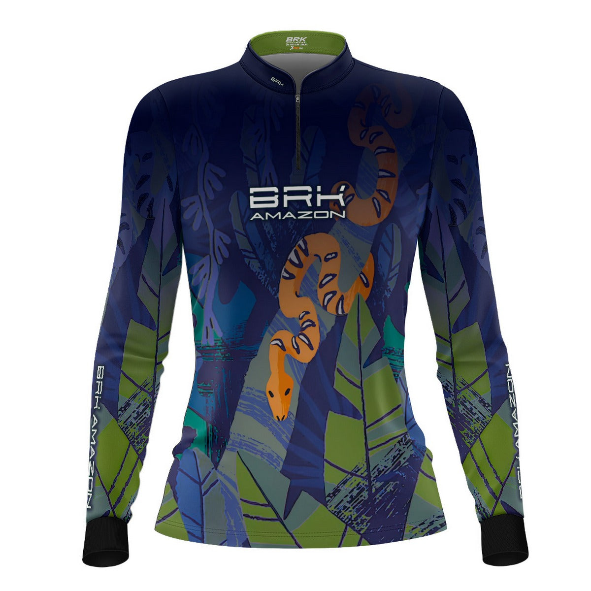 Camisa de Pesca Feminina Brk Amazon Cobra com Proteção UV50 Brk Fishing