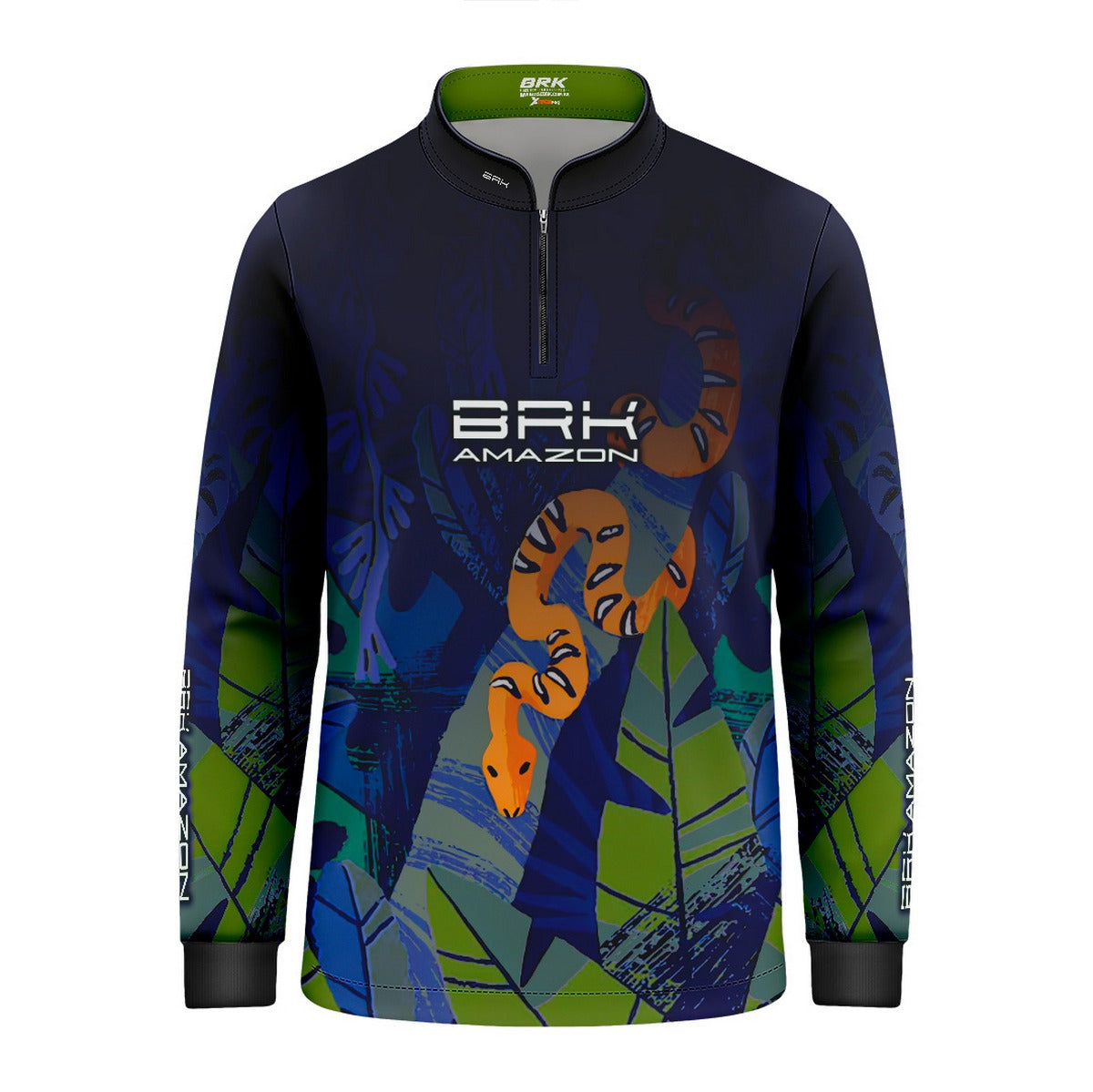 Camisa de Pesca Infantil Brk Amazon Cobra com Proteção UV50 - Brk Fishing