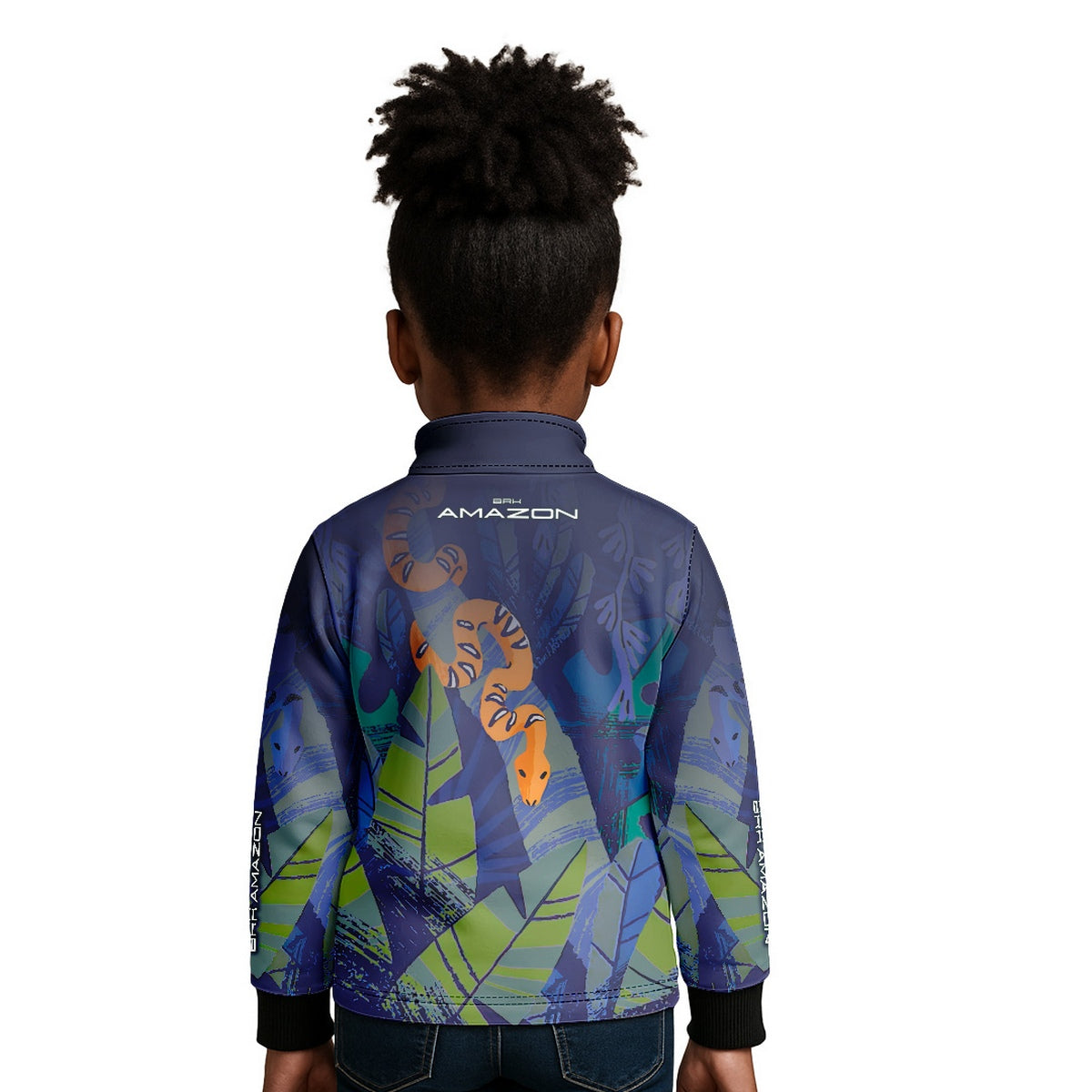 Camisa de Pesca Infantil Brk Amazon Cobra com Proteção UV50 - Brk Fishing