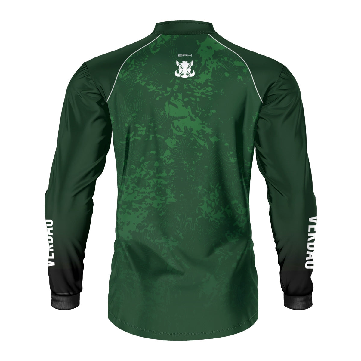 Camisa de Pesca Brk Alviverde Verdão Clean com Proteção UV50 Brk Fishing