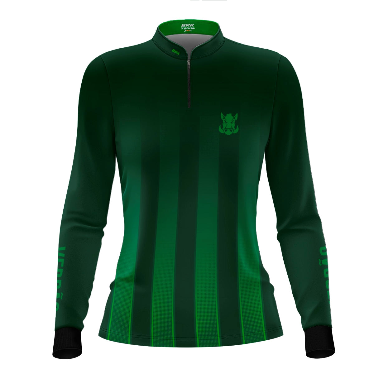 Camisa de Pesca Feminina Brk Alviverde Verdão Clean 2 com Proteção UV50 Brk Fishing