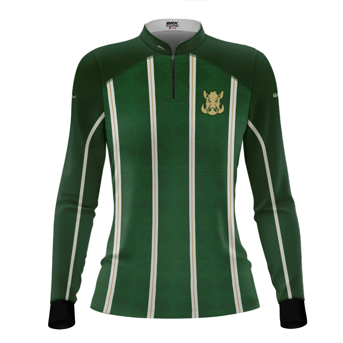 Camisa de Pesca Feminina Brk Verdão Listrada com Proteção UV50 - Brk Fishing