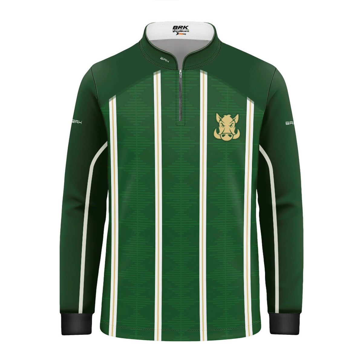 Camisa de Pesca Infantil Brk Verdão Listrada com Proteção UV50 - Brk Fishing