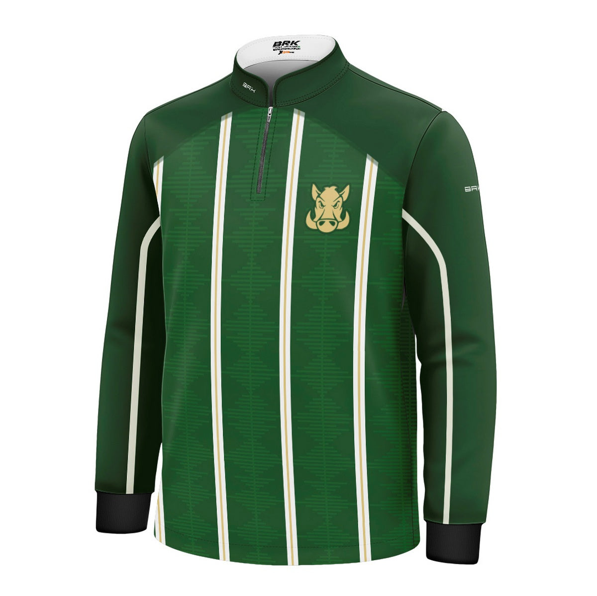 Camisa de Pesca Infantil Brk Verdão Listrada com Proteção UV50 - Brk Fishing