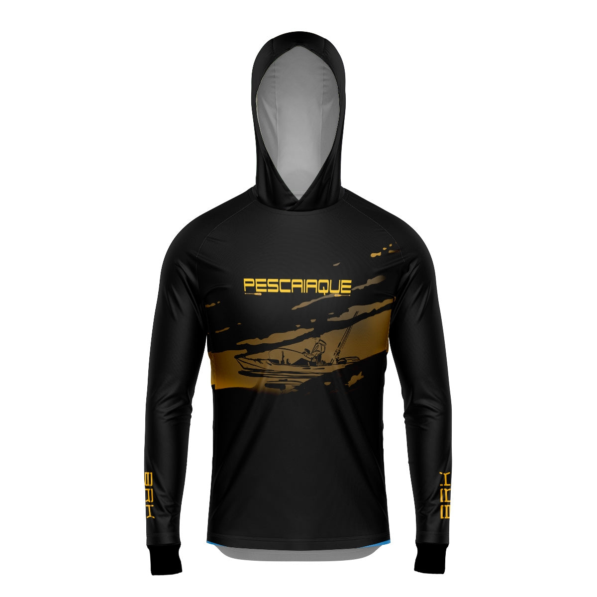 Camisa de Pesca Brk com Capuz Hybrid Pescaiaque com Proteção Solar UV50+ - Brk Fishing