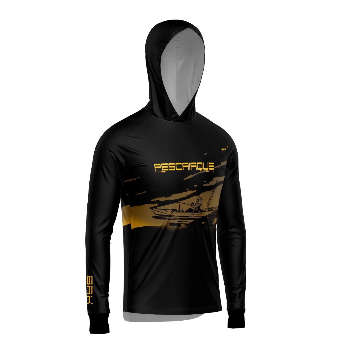 Camisa de Pesca Brk com Capuz Hybrid Pescaiaque com Proteção Solar UV50+ - Brk Fishing