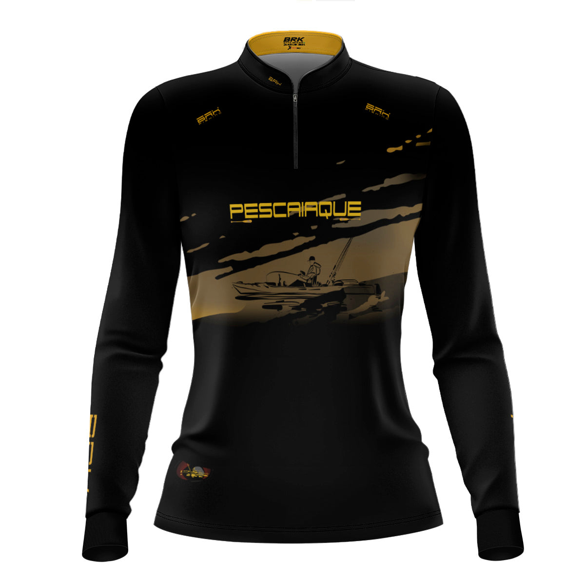 Camisa de Pesca Feminina Brk Pescaiaque com Proteção Solar UV50+ - Brk Fishing