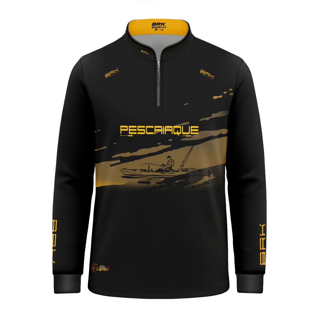Camisa de Pesca Infantil Brk Pescaiaque com Proteção Solar UV50+ - Brk Fishing