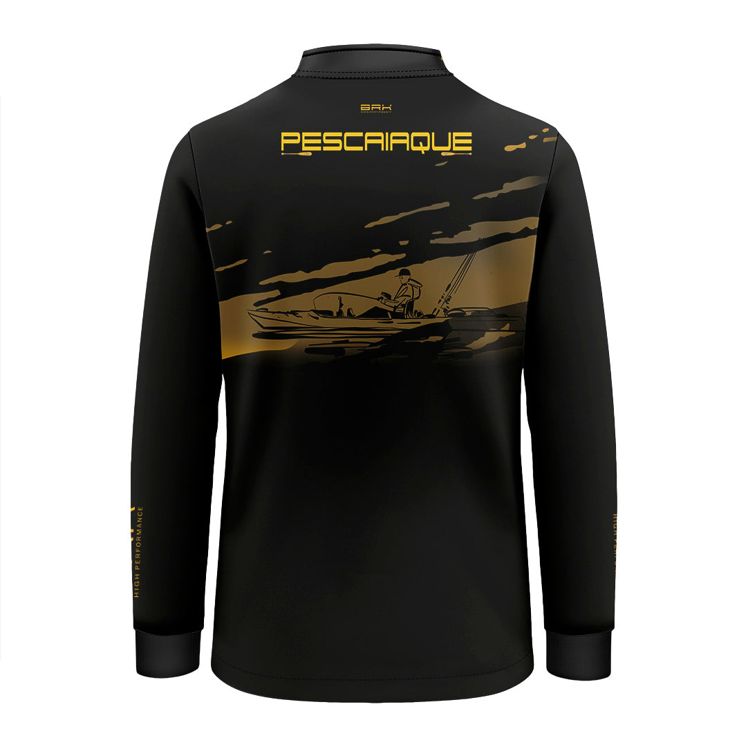 Camisa de Pesca Infantil Brk Pescaiaque com Proteção Solar UV50+ - Brk Fishing