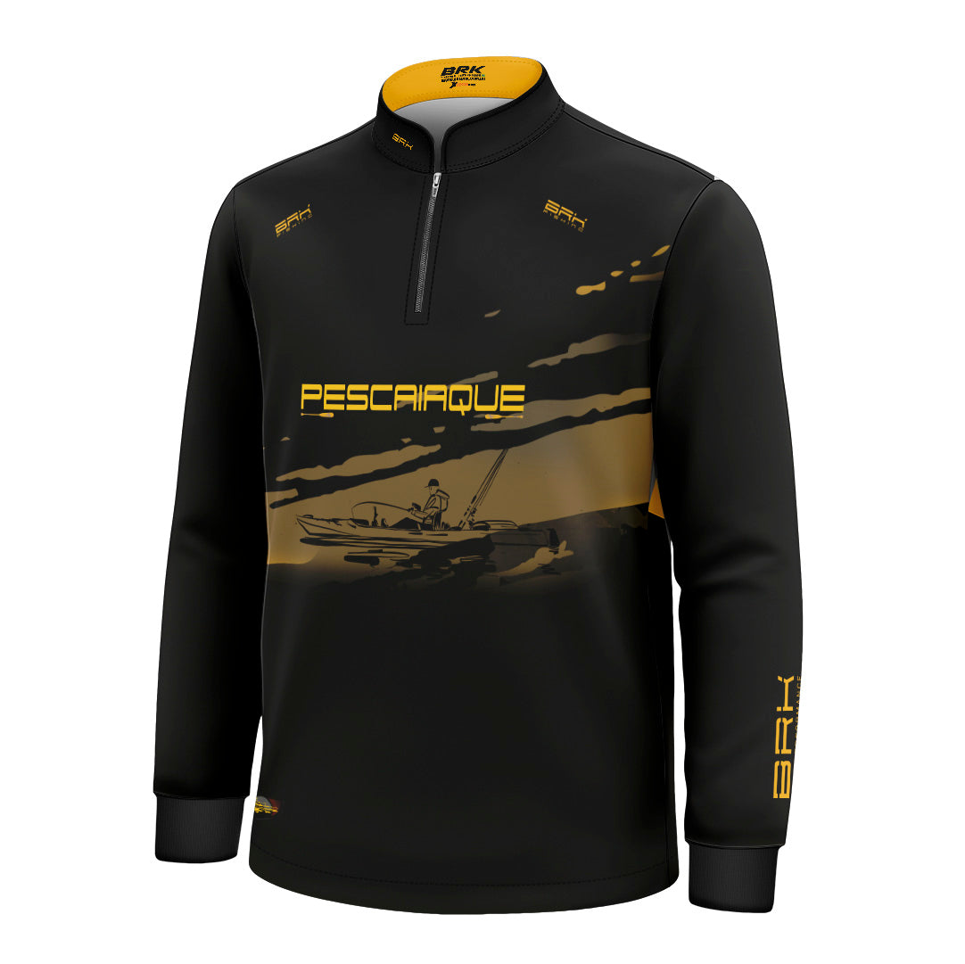 Camisa de Pesca Infantil Brk Pescaiaque com Proteção Solar UV50+ - Brk Fishing