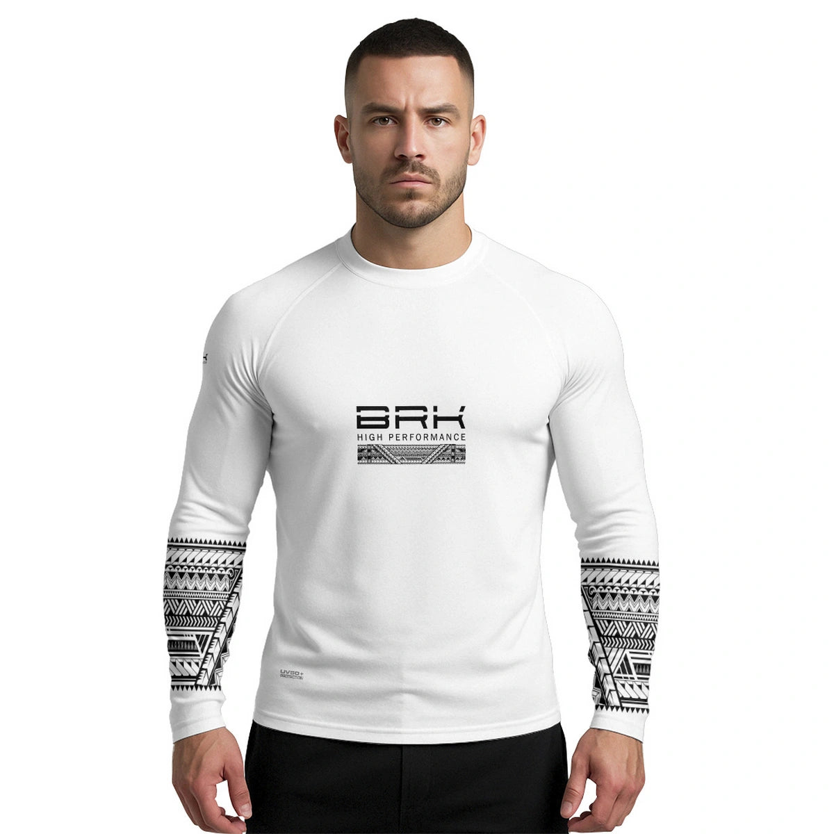 Camisa UV50 Segunda Pele Brk Maori Branca - Brk Fishing