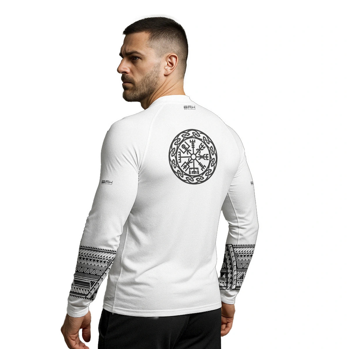 Camisa UV50 Segunda Pele Brk Maori Branca - Brk Fishing