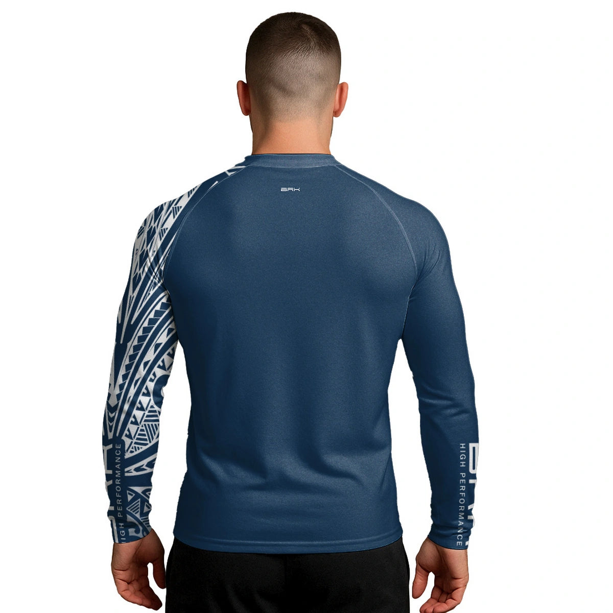 Camisa UV50 Segunda Pele Brk Maori Design Azul Marinho - Brk Fishing