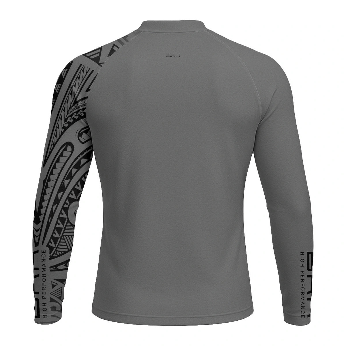 Camisa UV50 Segunda Pele Brk Maori Design Cinza e Preto - Brk Fishing
