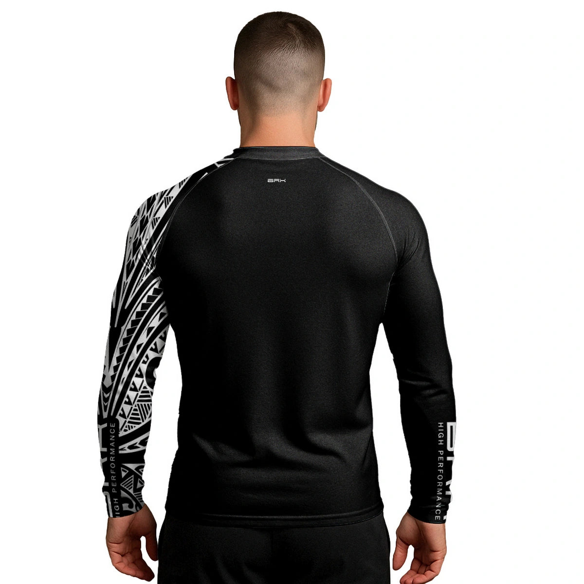 Camisa UV50 Segunda Pele Brk Maori Preto e Branco - Brk Fishing