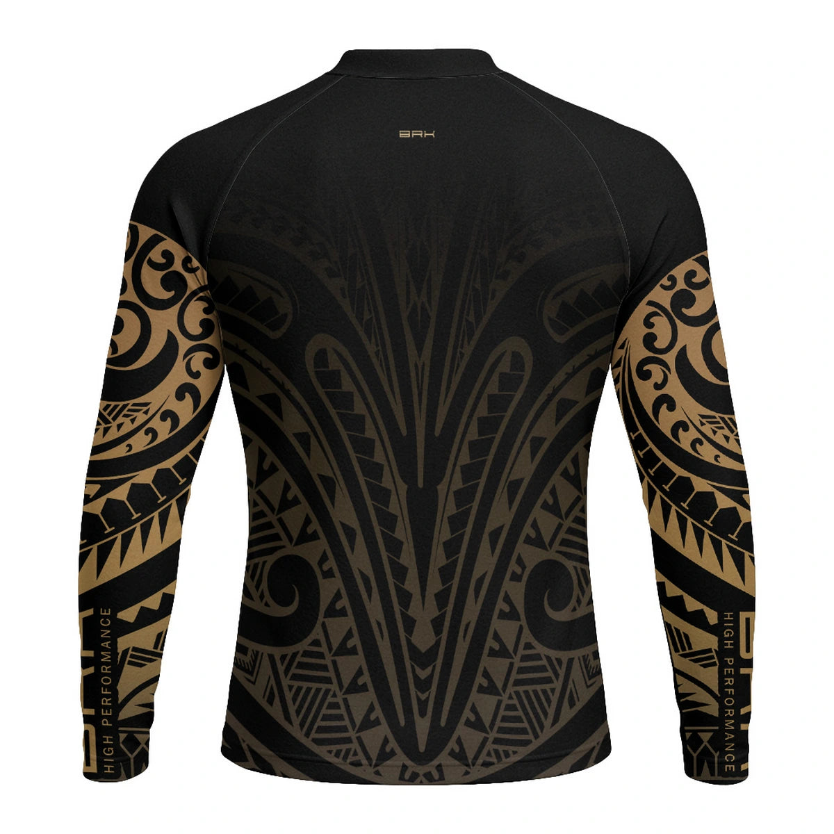 Camisa UV50 Segunda Pele Brk Maori Preto e Bege - Brk Fishing