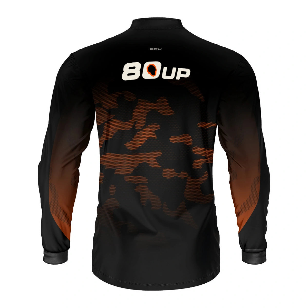 Camisa de Pesca Brk 80UP Camuflada Laranja com Proteção UV50 - Brk Fishing