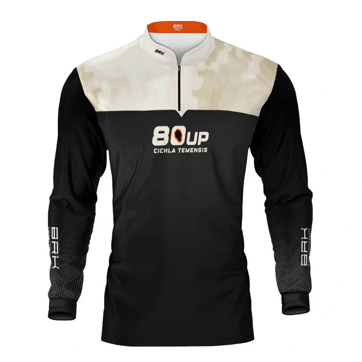 Camisa de Pesca Brk 80UP Branca com Proteção UV50 - Brk Fishing