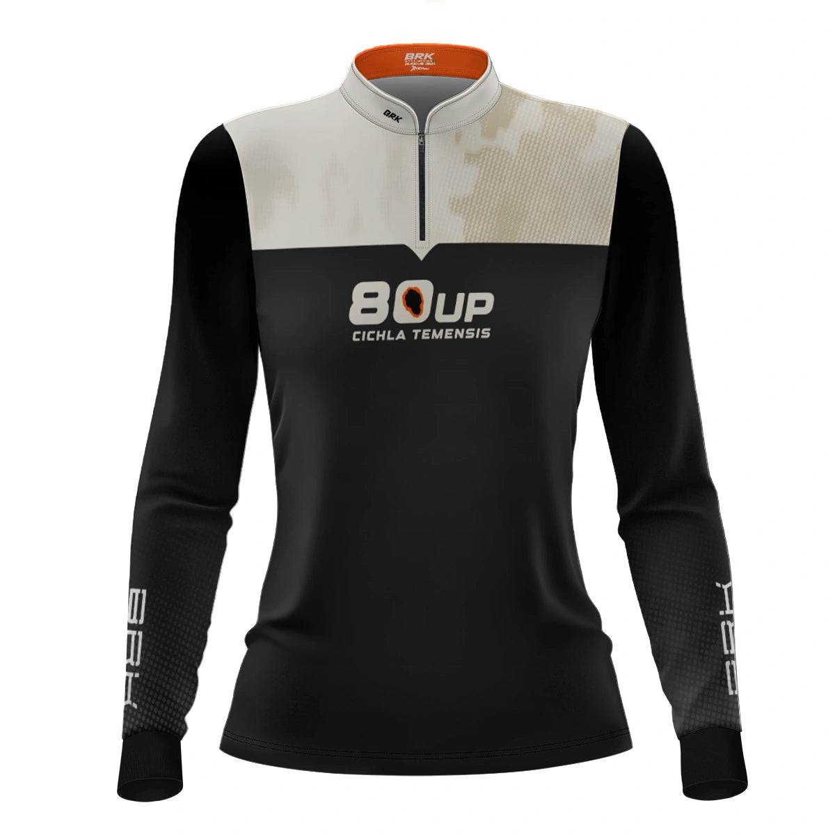 Camisa de Pesca Feminina Brk 80UP Branca com Proteção UV50 - Brk Fishing