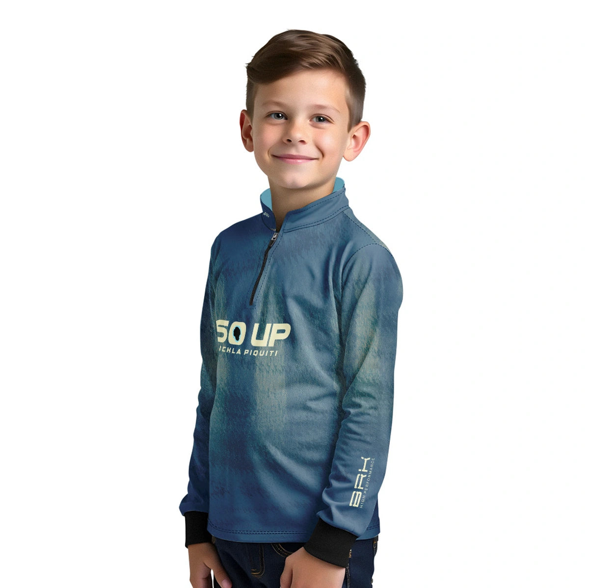 Camisa de Pesca Infantil Brk 60UP Tucunaré com Proteção UV50 - Brk Fishing