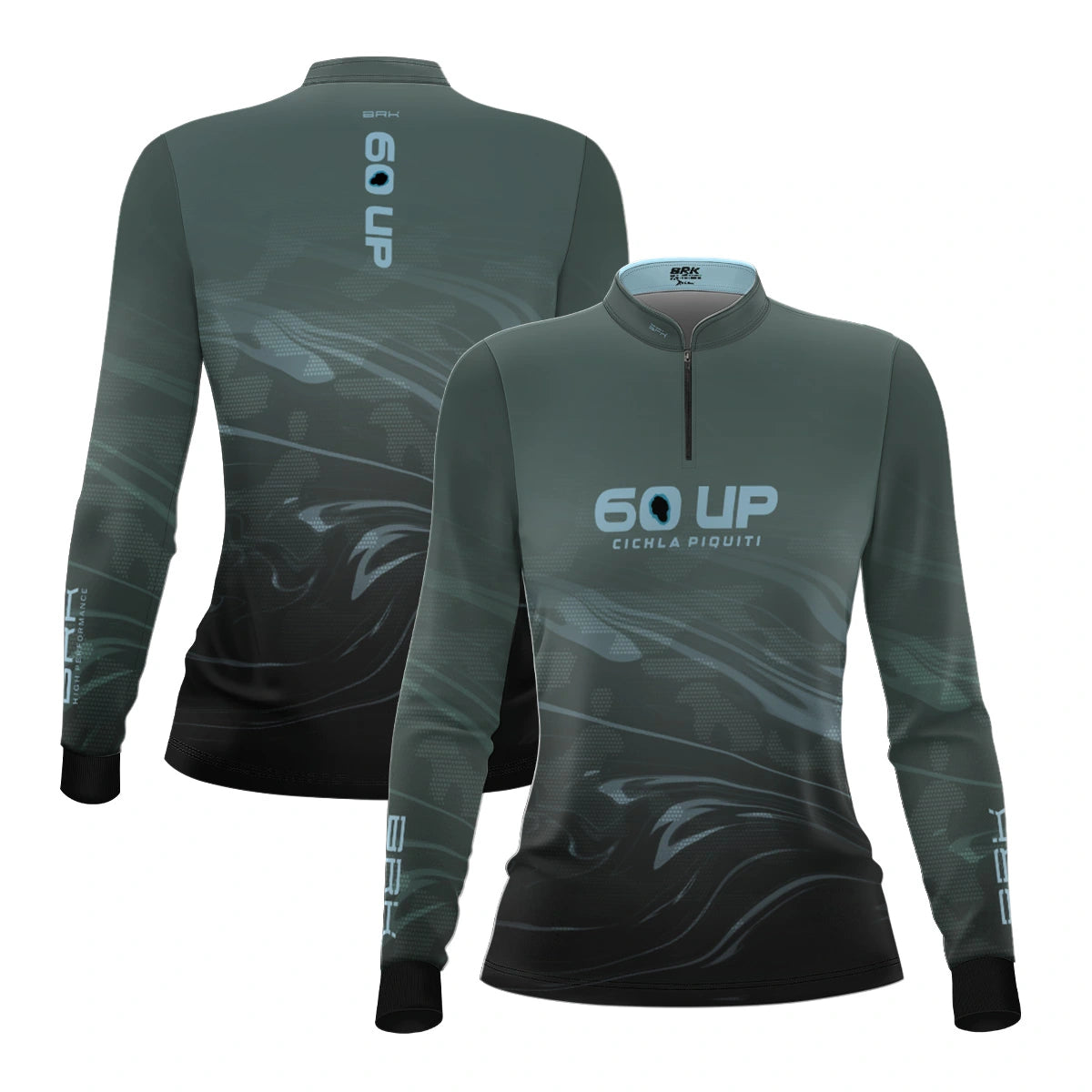 Camisa de Pesca Feminina Brk 60UP Distorções com Proteção UV50 - Brk Fishing