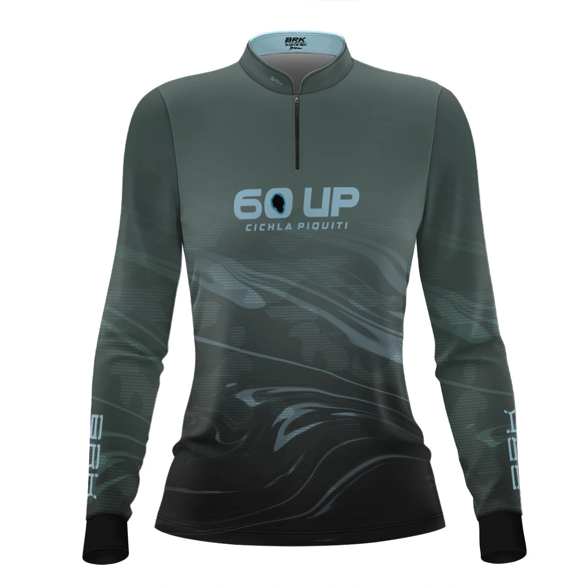 Camisa de Pesca Feminina Brk 60UP Distorções com Proteção UV50 - Brk Fishing