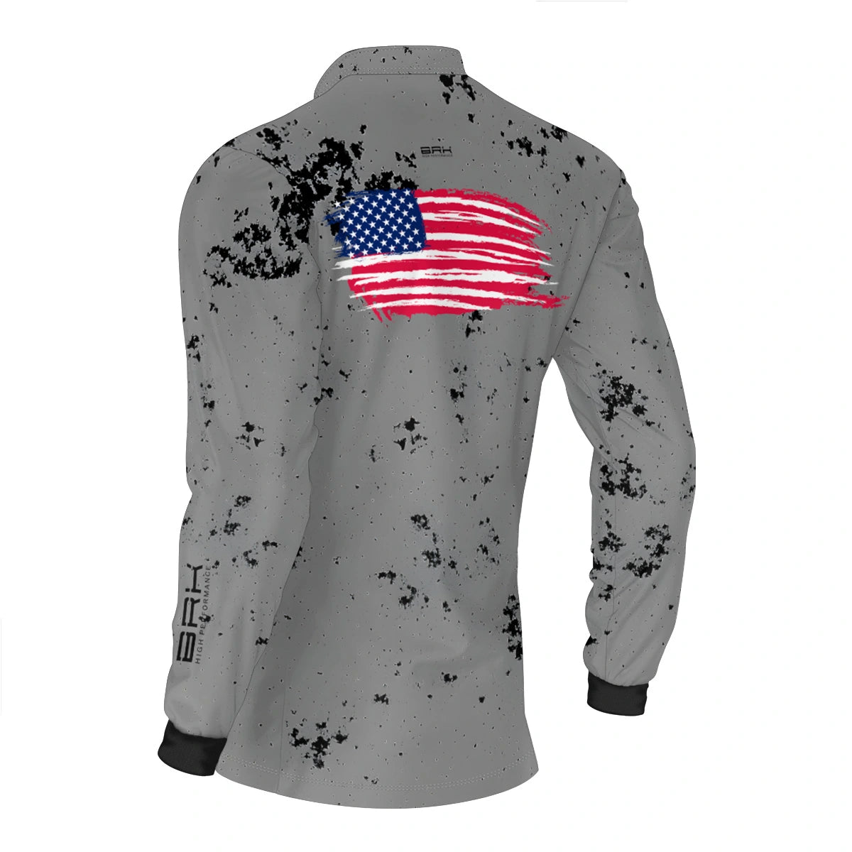 Camisa de Pesca Brk USA Fishing com Proteção UV50 - Brk Fishing