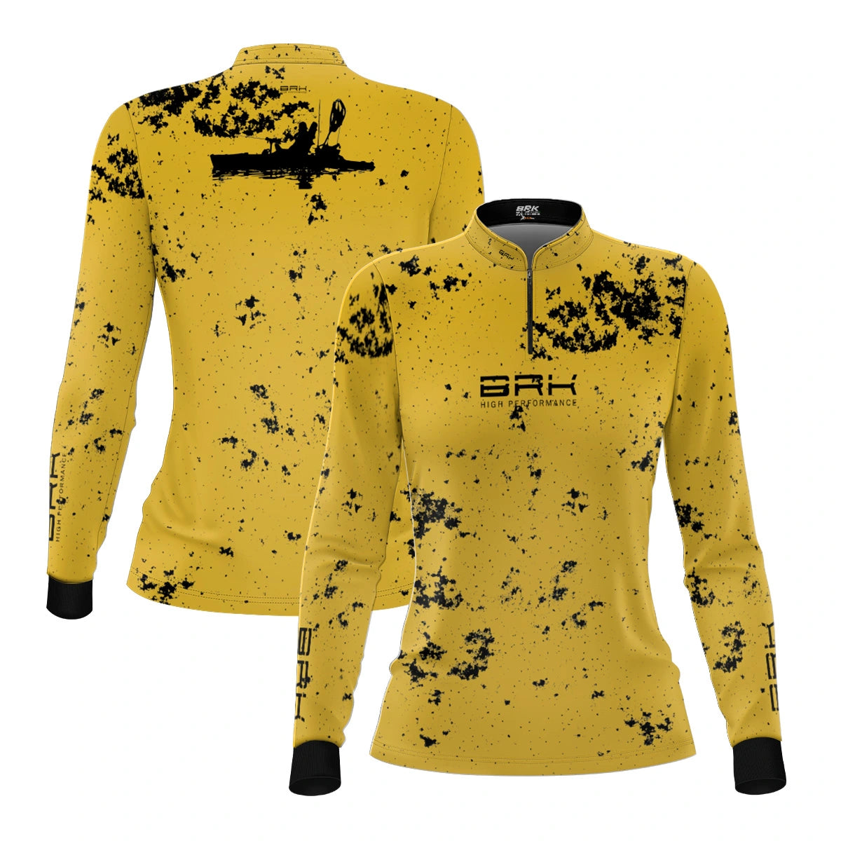 Camisa de Pesca Feminina Brk Kayak Fishing Hard Work com Proteção UV50 - Brk Fishing