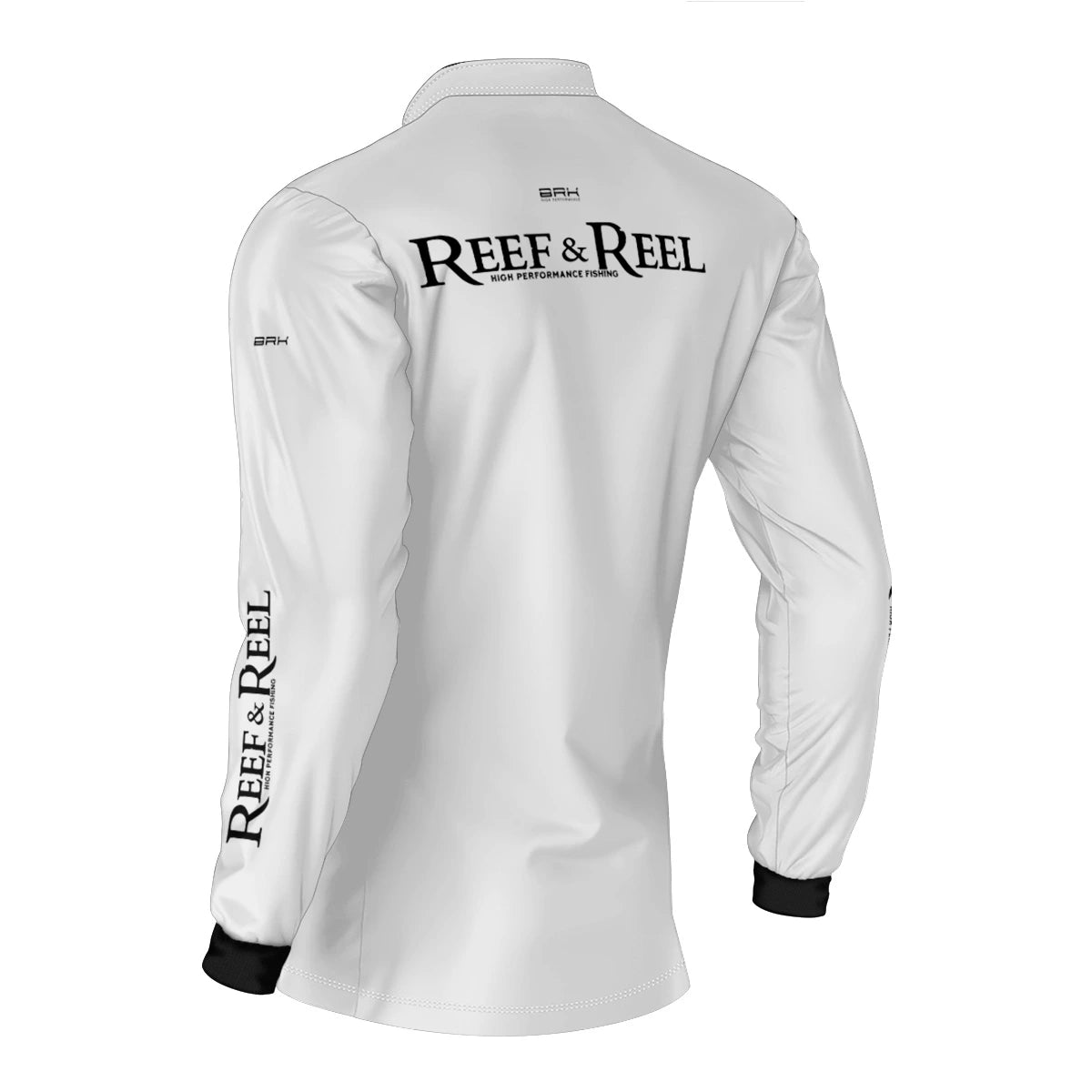 Camisa de Pesca Brk Reef & Reel High Perfomance Branca com Proteção UV50 - Brk Fishing