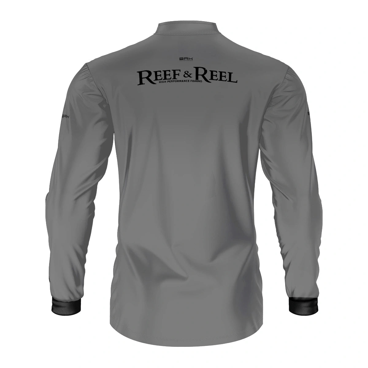 Camisa de Pesca Brk Reef & Reel High Perfomance Cinza com Proteção UV50 - Brk Fishing
