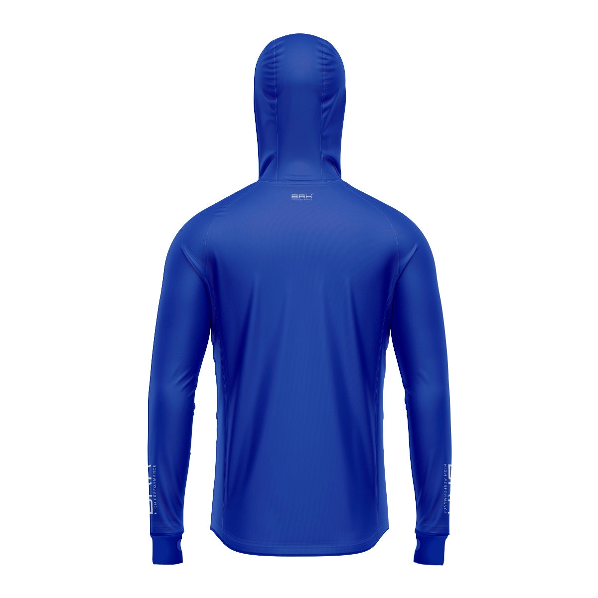 Camisa de Pesca Brk com Luva e Capuz Hybrid Azul Escuro com Proteção Solar UV50+ Brk Fishing