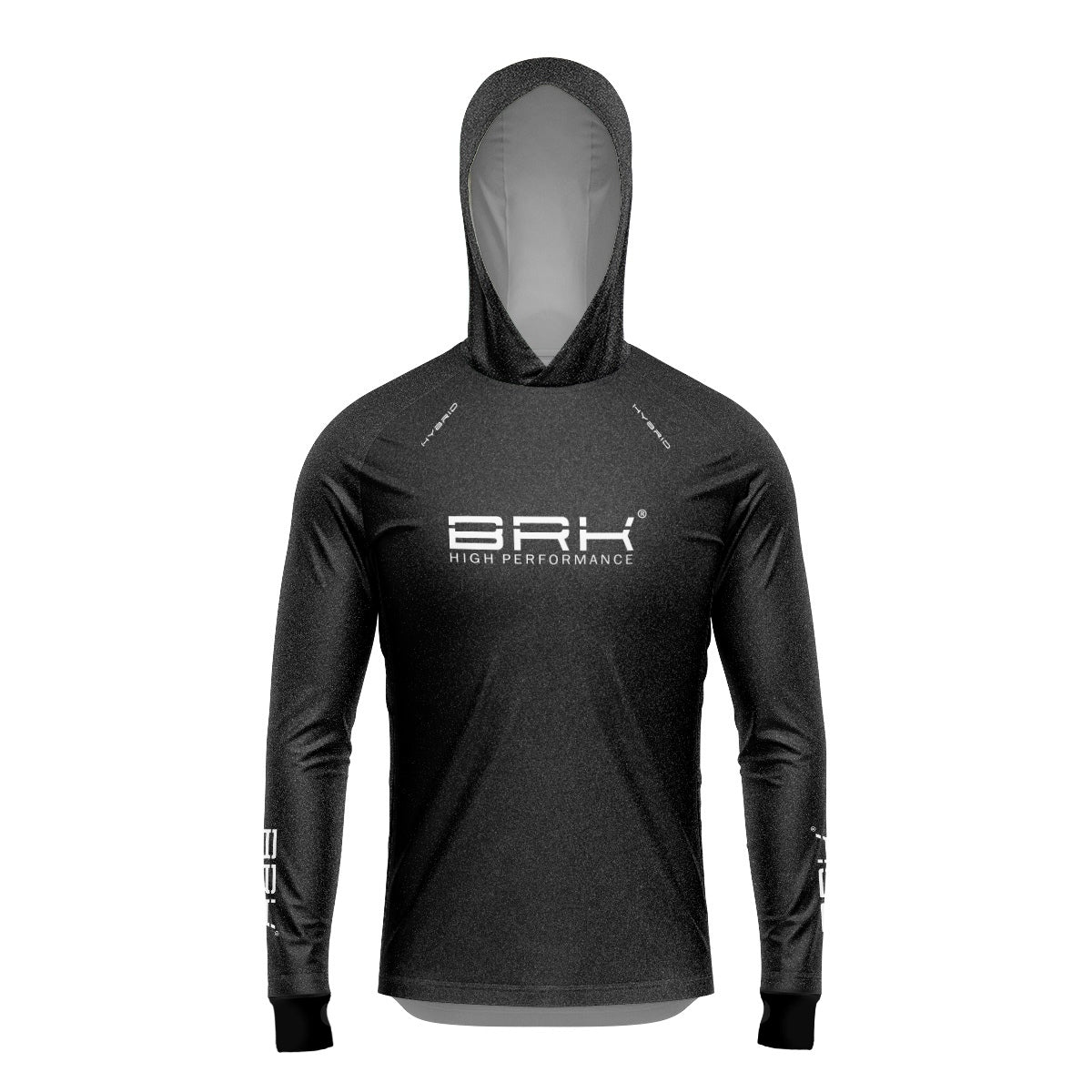 Camisa de Pesca Brk com Luva e Capuz Hybrid Granito com Proteção Solar UV50+ Brk Fishing