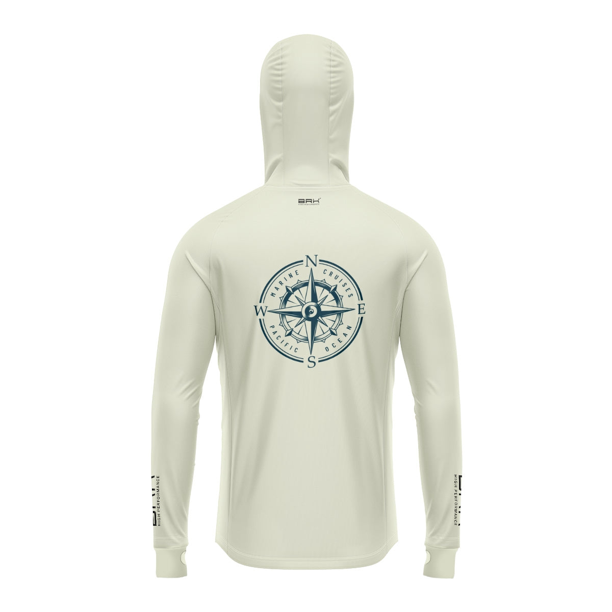 Camisa de Pesca Brk com Luva e Capuz Hybrid Marine Cruiser com Proteção Solar UV50+ Brk Fishing