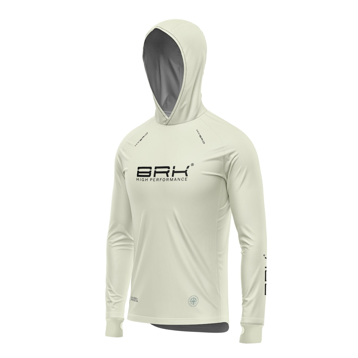 Camisa de Pesca Brk com Luva e Capuz Hybrid Marine Cruiser com Proteção Solar UV50+ Brk Fishing