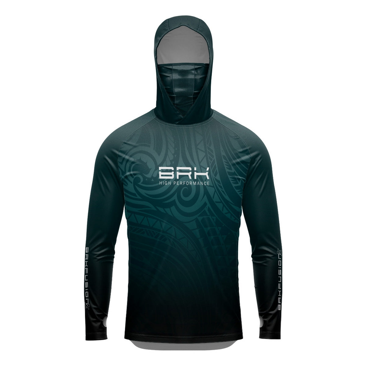 Camisa FusionX Maori Azul Profundo BRK com Proteção Solar UV50+ - Brk Fishing