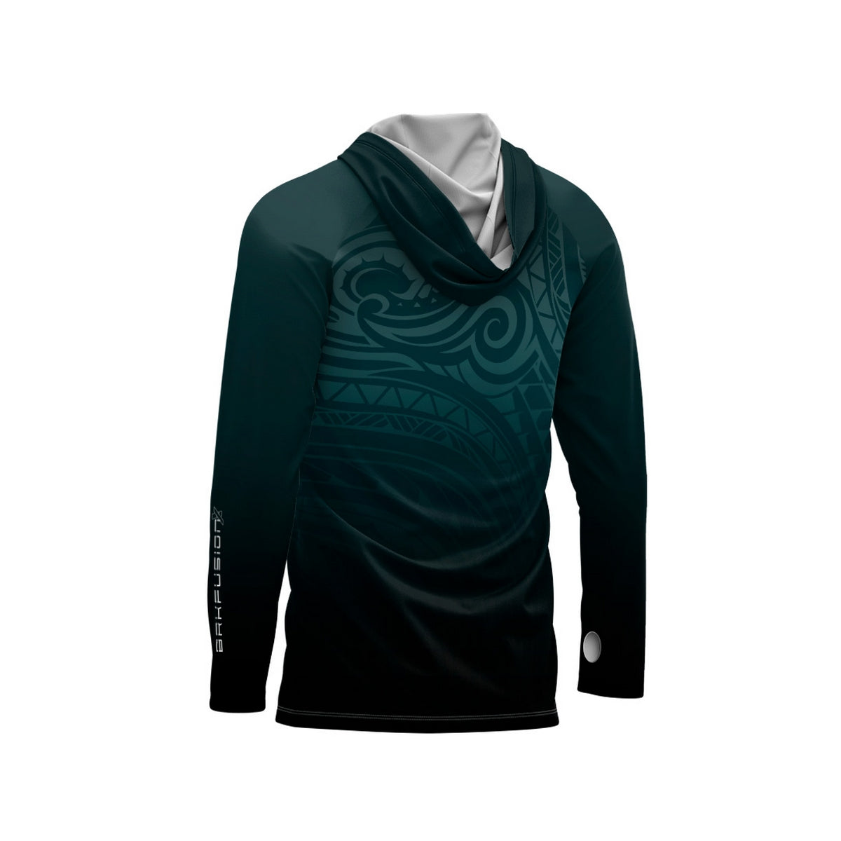 Camisa FusionX Maori Azul Profundo BRK com Proteção Solar UV50+ - Brk Fishing