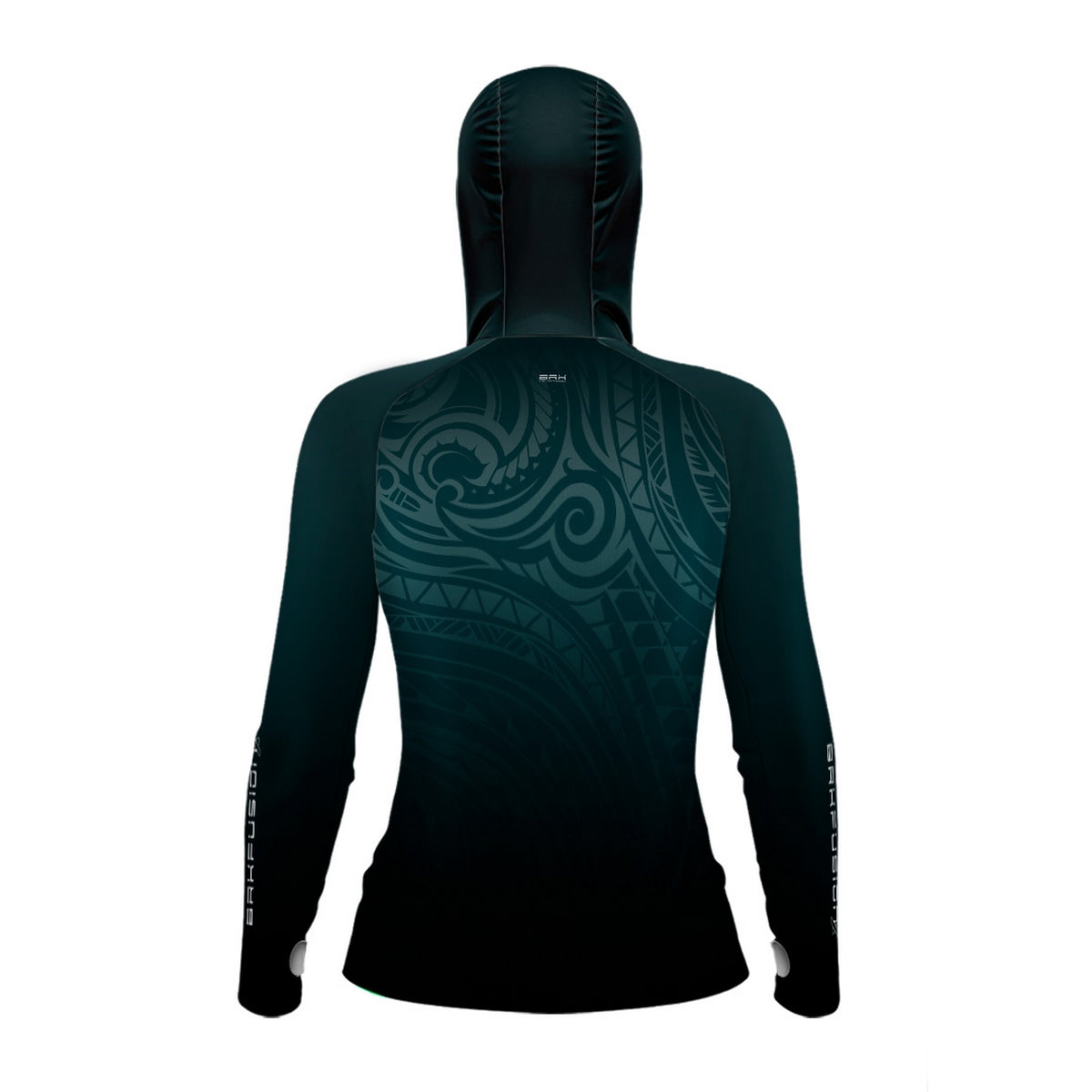 Camisa FusionX Feminina Maori Azul Profundo BRK com Proteção Solar UV50+ - Brk Fishing