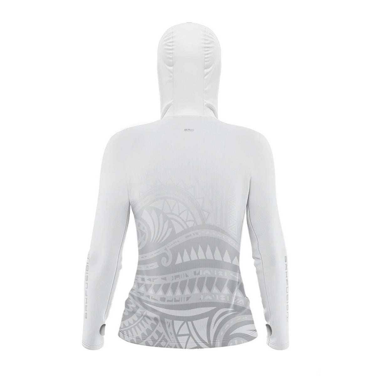 Camisa FusionX Feminina Maori Tribal Branca BRK com Proteção Solar UV50+ - Brk Fishing