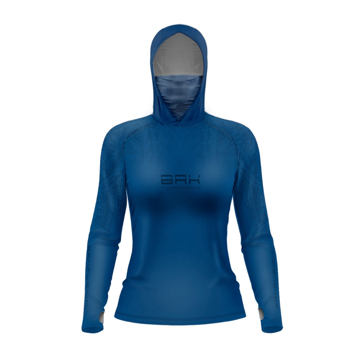 Camisa FusionX Feminina Maori Pacific Azul BRK com Proteção Solar UV50+ - Brk Fishing