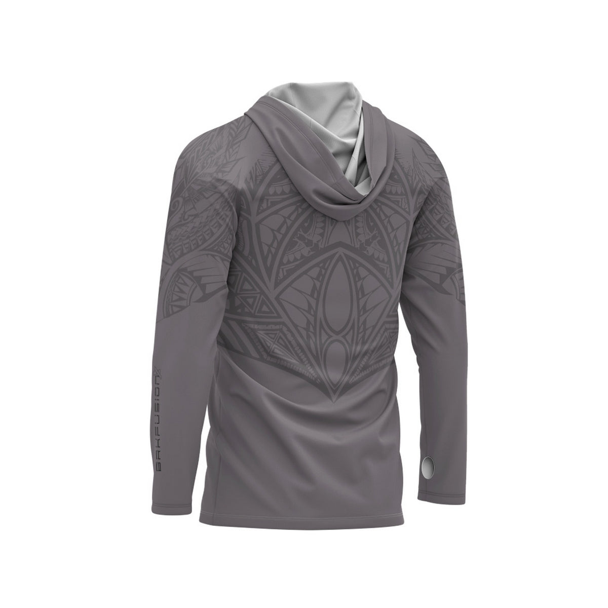 Camisa FusionX Maori Pacific Grafite BRK com Proteção Solar UV50+ - Brk Fishing