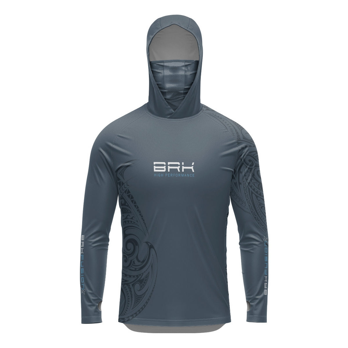 Camisa FusionX Maori Tribal Steel BRK com Proteção Solar UV50+ - Brk Fishing